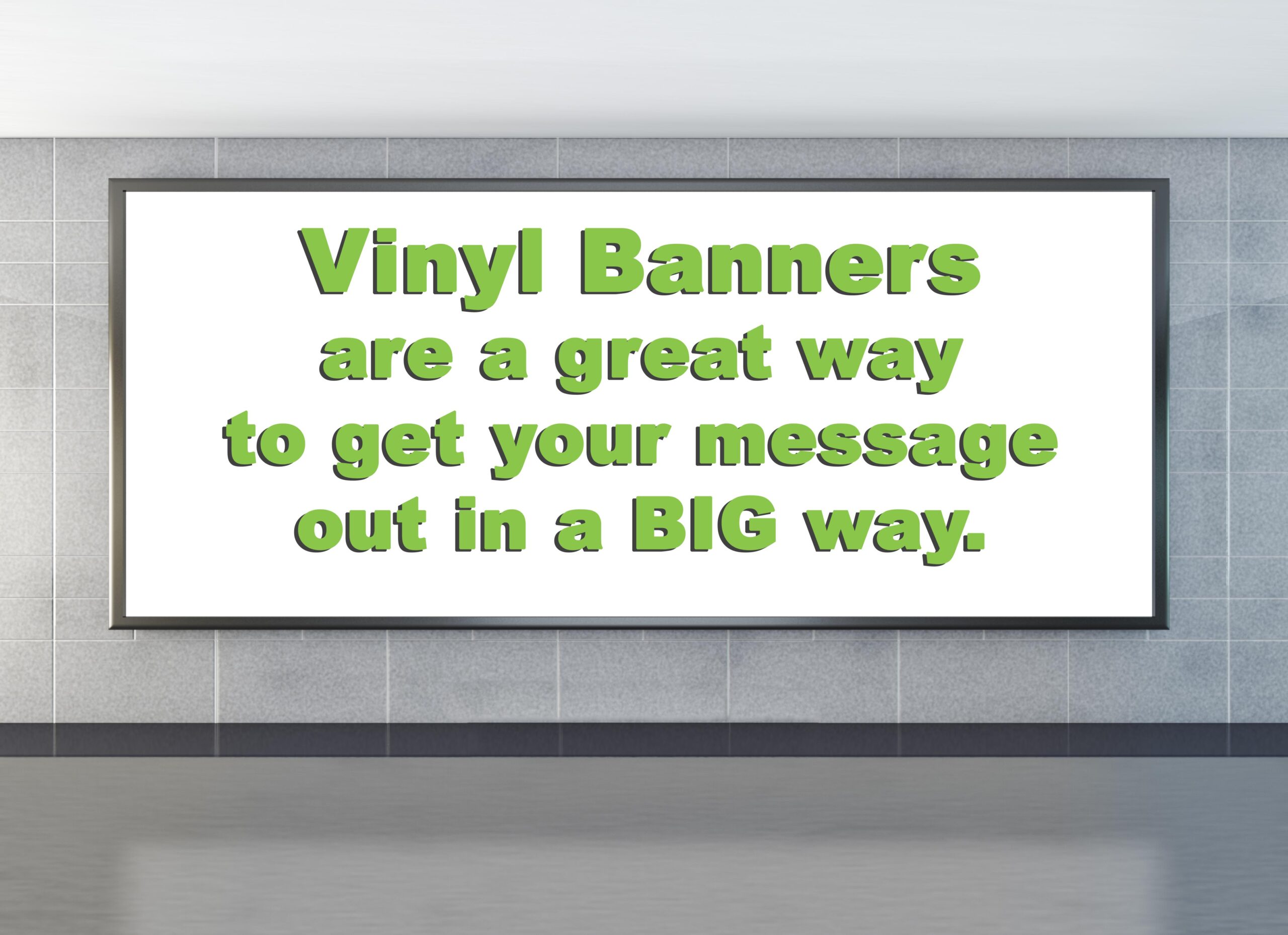 Cheap Vinyl Banner